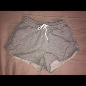 gray sweatshorts